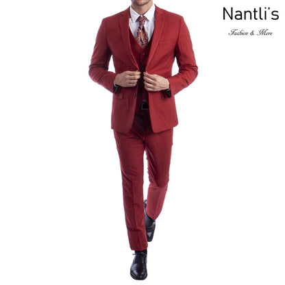 Traje Formal para Hombre TA-M282SK-13 Brick Red - Formal Suit for Men